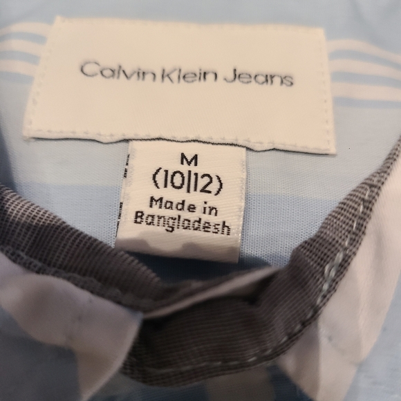 Calvin Klein Kids Button Up (Size Boys M 10/12) - Picture 2 of 4